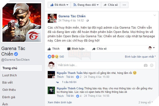 Garena Tác Chiến nguội lạnh sau thời gian ra mắt đầy hào hứng 4