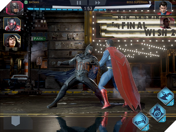 Injustice 2 ra mắt trên thiết bị di động vài ngày trước PS4/Xbox One