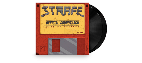 Album nhạc game Strafe phiên bản Special Edition nhìn như ... một đĩa mềm khổng lồ