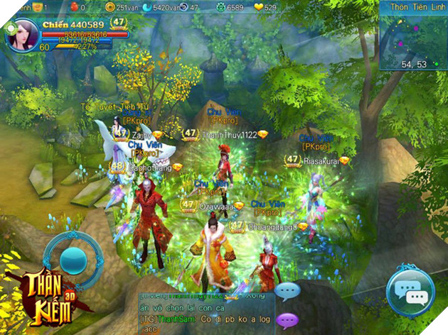 
Cộng đồng ngày một lớn mạnh trong Thần Kiếm 3D
