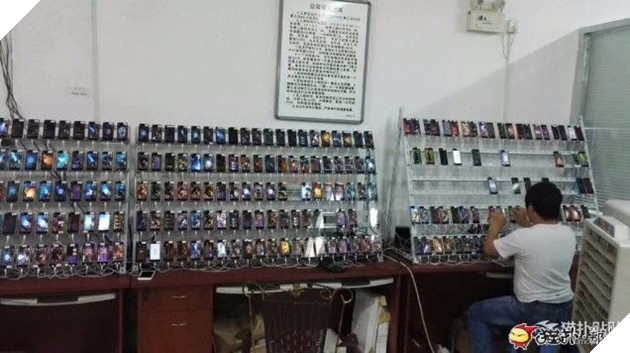 Thâm nhập "động bàn tơ" chuyên cày game với hơn 1000 chiếc máy di động