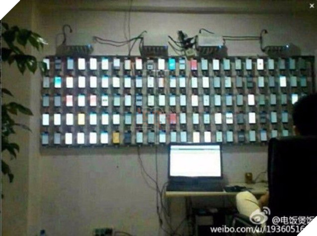 Thâm nhập "động bàn tơ" chuyên cày game với hơn 1000 chiếc máy di động