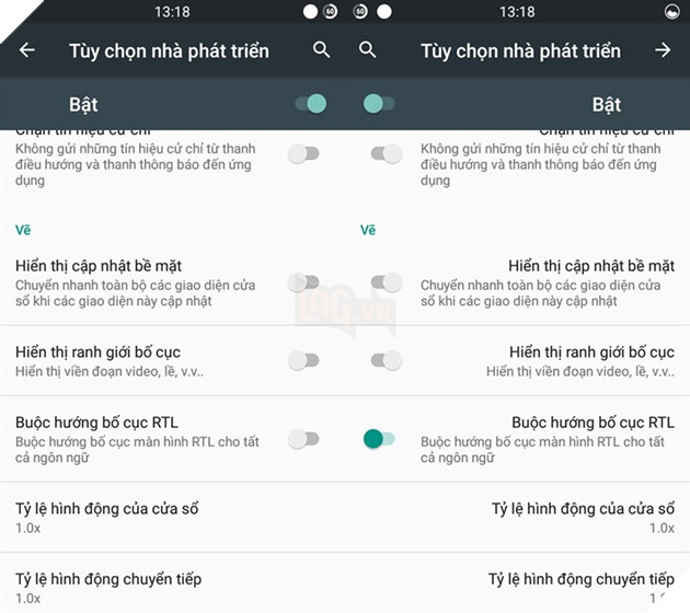 chế độ nhà phát triển 3