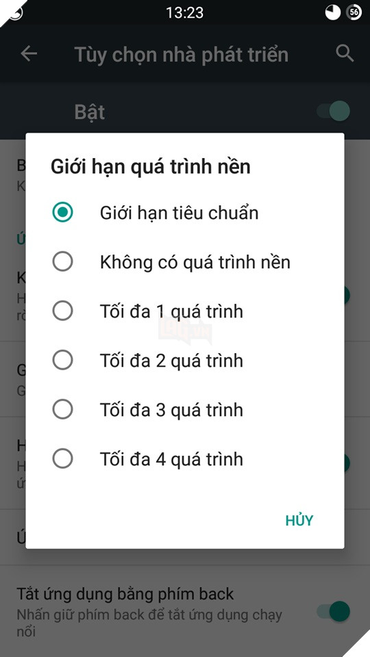 chế độ nhà phát triển 7