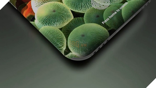 Phần duy nhất màn hình không che phủ trên chiếc điện thoại này là phần đỉnh và đáy máy.