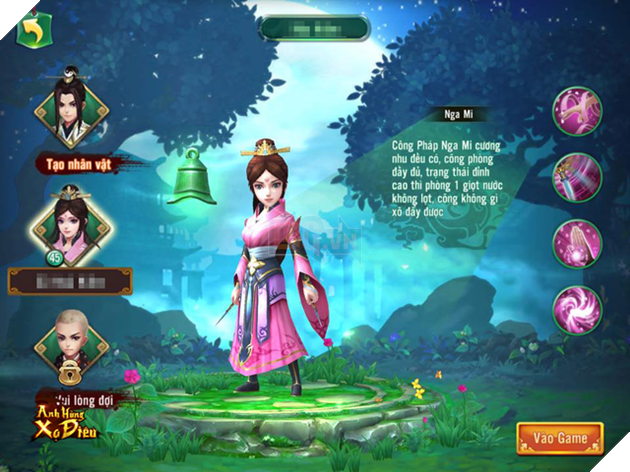 Có gì đó rất sai sai với Nga My phái trong tựa game này!