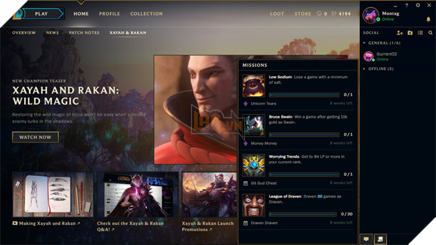 LMHT: Những hình ảnh đầu tiên của hệ thống nhiệm vụ mới tại máy chủ PBE 2