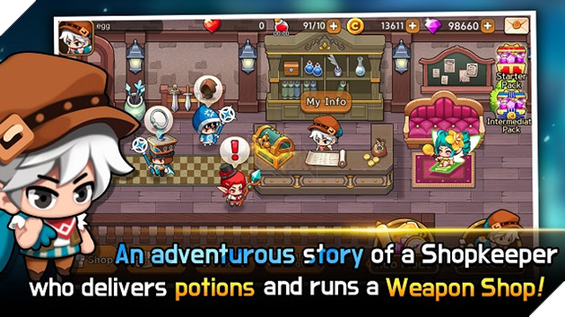 Dungeon Delivery – tựa game giải trí phong cách chibi cực dễ nghiện