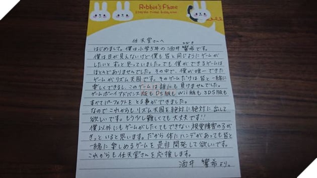 Ấm lòng với bức thư trả lời fan của Nintendo trước game thủ mù nhỏ tuổi