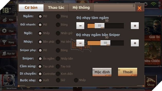 Crossfire Legends: Hướng dẫn cách tùy chỉnh phím bấm đúng theo ý muốn 2