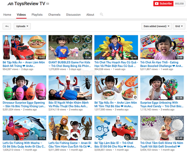 
AnAn ToysReview TV - kênh chuyên review đồ chơi​
