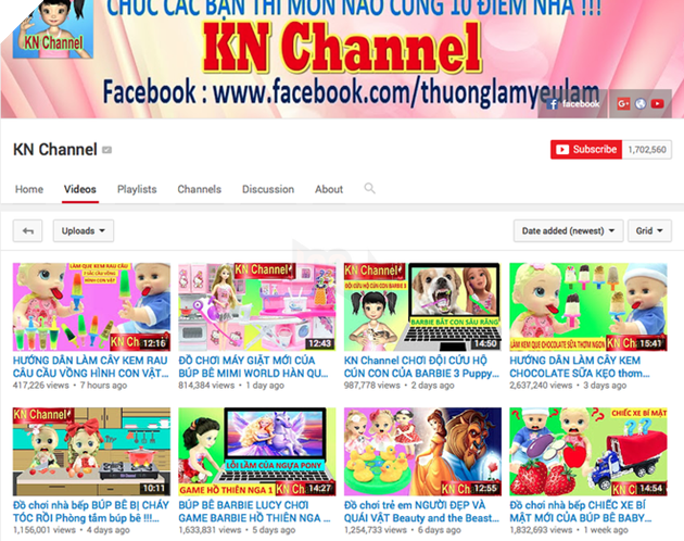 
KN Channel - một kênh kết hợp giữa review đồ chơi và hoạt hình 3D
​
