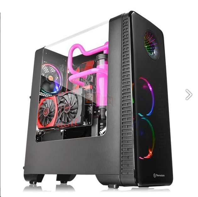 Thermaltake View 28 RGB Riing Edition - RGB, cửa sổ hông cánh én cho phép bạn khoe thoải mái