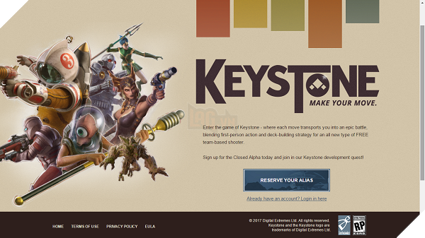 Keystone Game FPS kết hợp thẻ bài mới đến từ hãng Digital Extremes 2