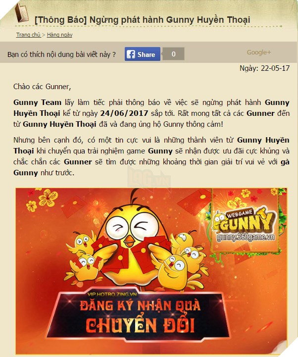 Gunny Huyền Thoại chốt ngày chia tay game thủ Việt  3