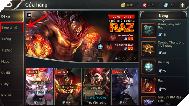 Liên Quân Mobile: Hướng dẫn tìm và sử dụng shop bí ẩn với mức giảm giá bất ngờ 2