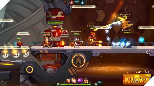 Game MOBA 2D siêu vui nhộn Awesomenauts đã mở cửa miễn phí