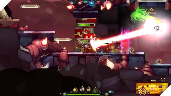Game MOBA 2D siêu vui nhộn Awesomenauts đã mở cửa miễn phí