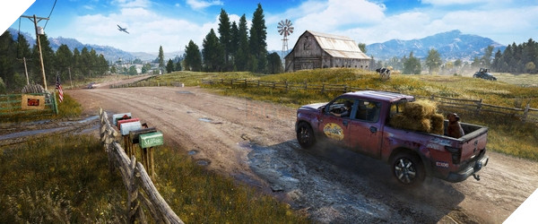 Phương tiện di chuyển đa dạng trong Far Cry 5