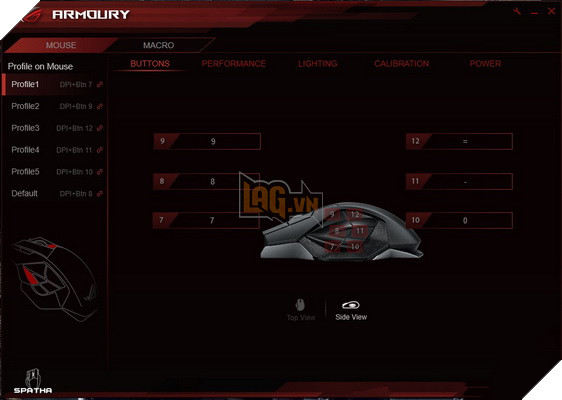 ASUS ROG Spatha - Chuột chơi game cao cấp đến từ ASUS Republic Of Gamer 12