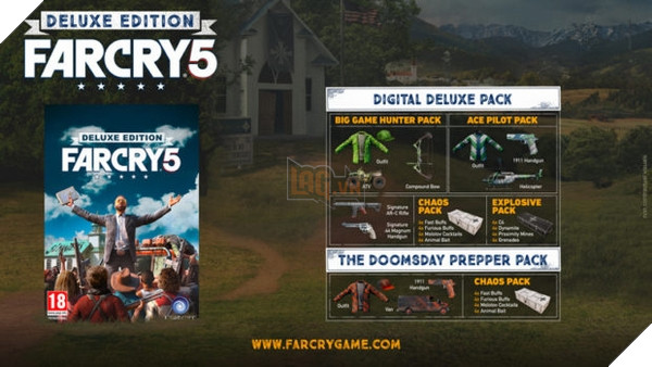 Gói Deluxe Edition của Far Cry 5