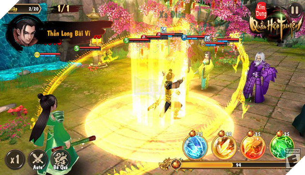 Đồ họa Kim Dung Quần Hiệp Truyện được thiết kế rất đầu tư về thẩm mỹ và chi tiết