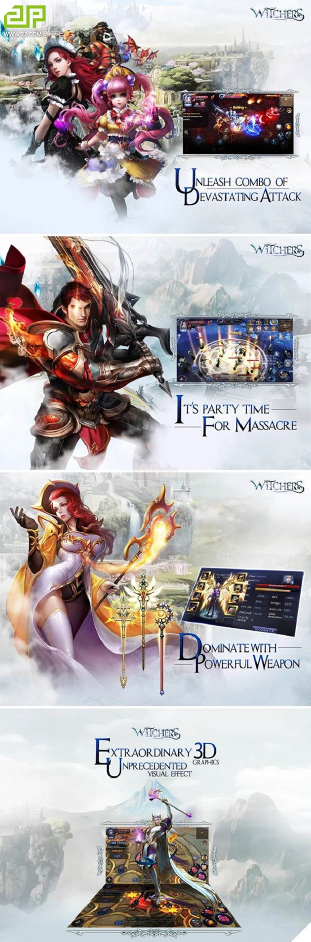 Choáng với game mobile nhái The Witcher không biết xấu hổ, còn phát hành ở gần Việt Nam