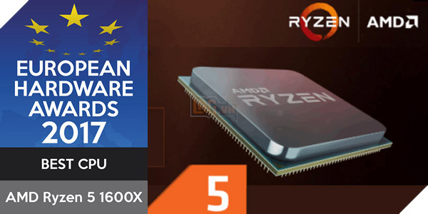 Computex 2017: Ryzen giành giải CPU tốt nhất, công nghệ tốt nhất và sản phẩm tốt nhất năm, Nvidia GP102 nhận giải GPU tốt nhất năm. 2