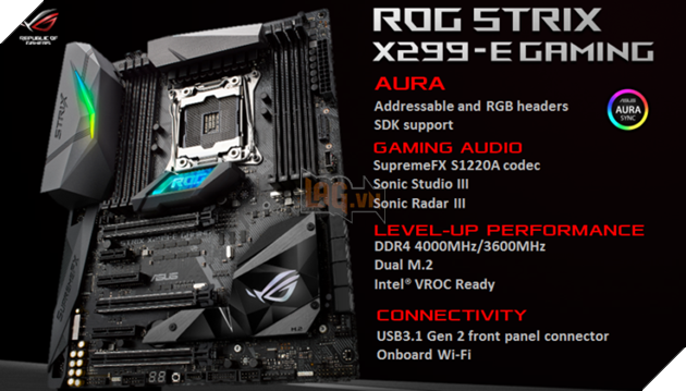 Computex 2017: ASUS, ASRock, Gigabyte, Biostar đồng loạt giới thiệu các bo mạch chủ dành cho nền tảng X299 của Intel 6