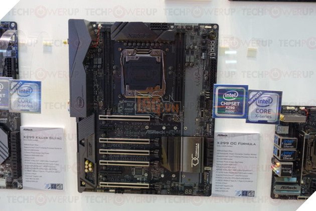Computex 2017: ASUS, ASRock, Gigabyte, Biostar đồng loạt giới thiệu các bo mạch chủ dành cho nền tảng X299 của Intel 8