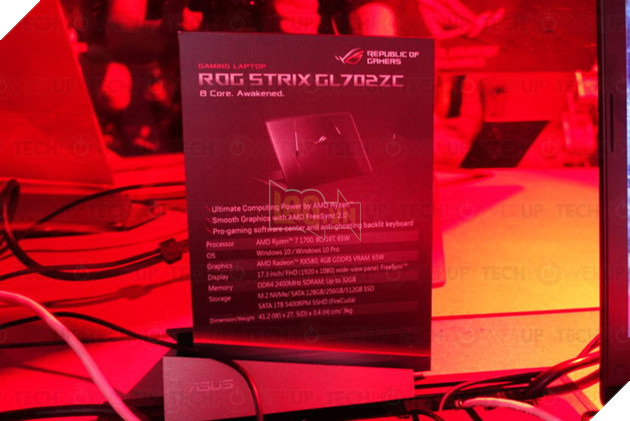 Computex 2017: ASUS giới thiệu laptop chơi game nền tảng Ryzen đầu tiên của mình  3