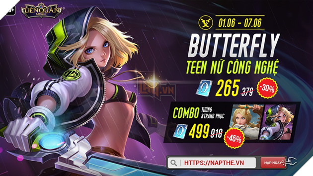 Liên Quân Mobile: Ra mắt trang phục Butterfly mới cùng hé lộ trang phục Tối Thượng tiếp theo 2