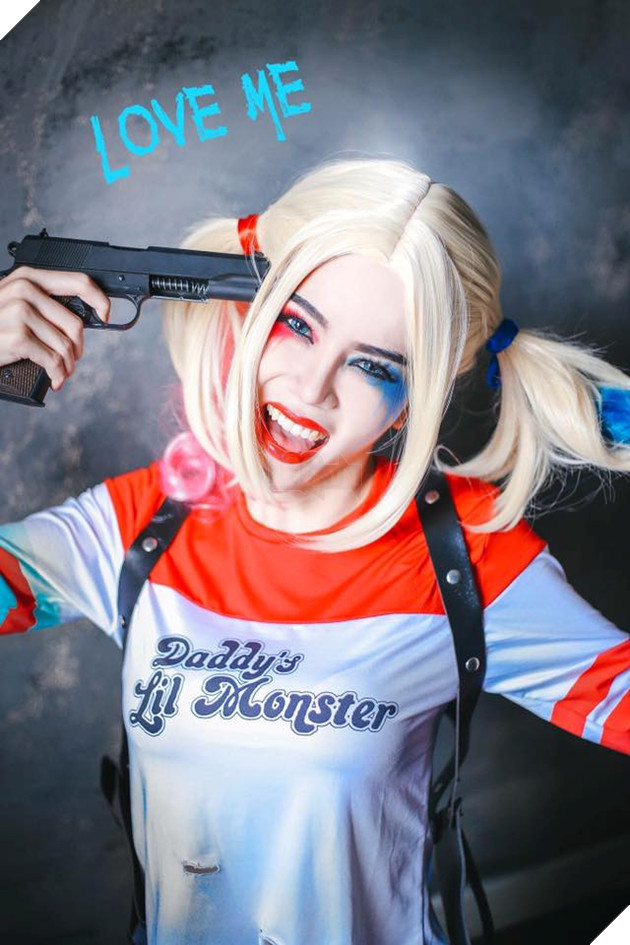 Tuyệt vời cosplay Harley Quinn tuyệt đẹp của hot girl Thái Lan