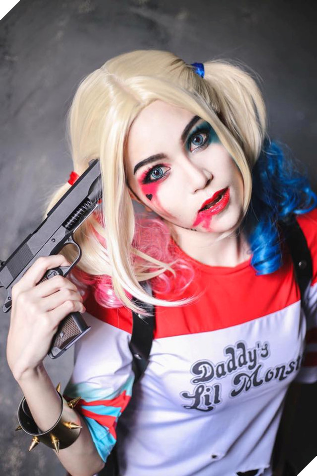 Tuyệt vời cosplay Harley Quinn tuyệt đẹp của hot girl Thái Lan