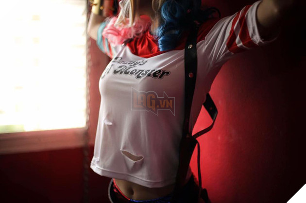 Tuyệt vời cosplay Harley Quinn tuyệt đẹp của hot girl Thái Lan