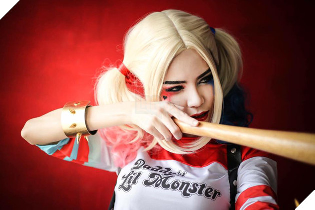 Tuyệt vời cosplay Harley Quinn tuyệt đẹp của hot girl Thái Lan