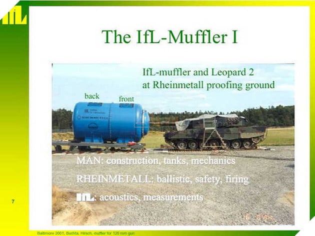 Đây chính là ống giảm thanh lớn nhất thế giới của người Đức, lắp cho pháo tự hành và xe tăng 3