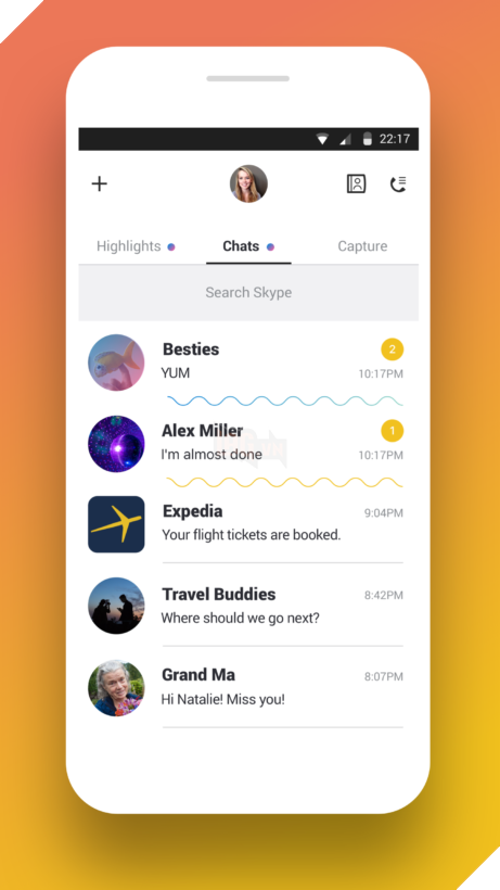 Skype vừa lột xác hoàn toàn, copy Snapchat hay là chết