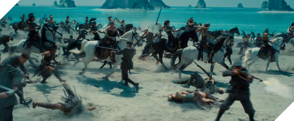 Trong trận đánh này phe Đức có tàu chiến, nhưng sau đó con tàu đã "biến mất"