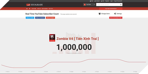 Youtuber Đột Kích đầu tiên cán mốc 1 triệu lượt subscriber