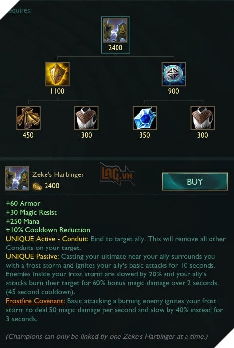 Riot giảm sức mạnh khiên Doran và Nhẫn Doran, Điềm Báo Zeke tạo ra bão tuyết