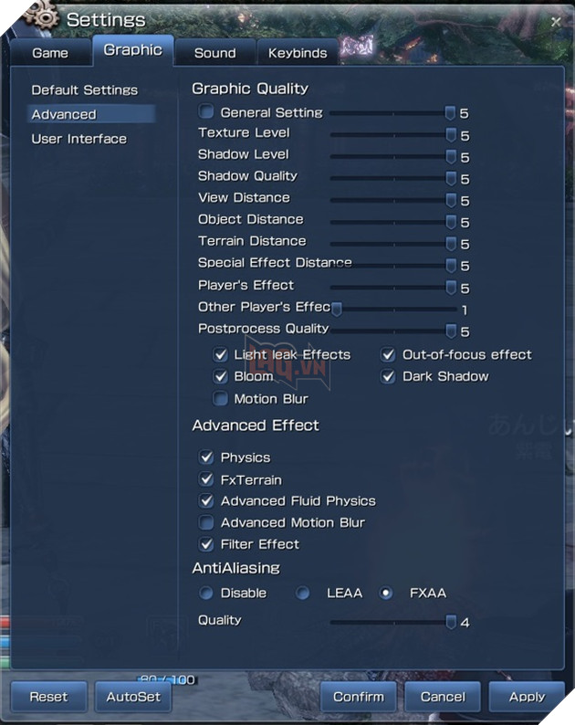 Cấu hình tối thiểu và cấu hình đề nghị của Blade & Soul Vietnam 4