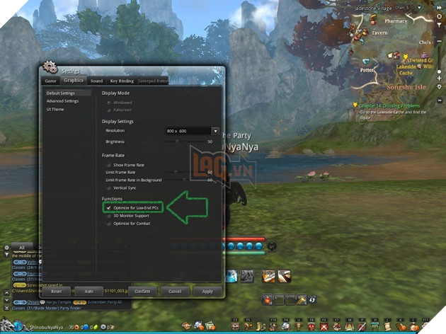 Cấu hình tối thiểu và cấu hình đề nghị của Blade & Soul Vietnam 3