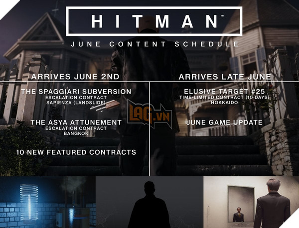 Hitman vẫn tiếp tục được cập nhật nội dung tháng 6