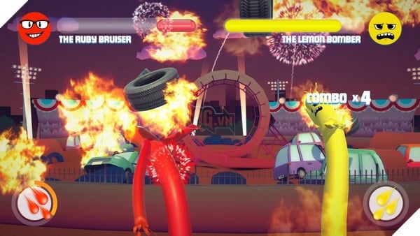 Sử dụng nhiều loại vũ khí để tấn công