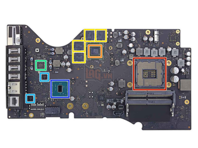 'Mổ bụng iMac 2017 màn hình 4K 21.5 cho phép người dùng nâng cấp RAM và CPU 4