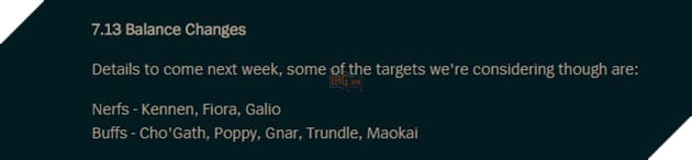 Cuối cùng, Riot cũng chịu nerf 3 tướng top đang thống trị đấu trường chuyên nghiệp