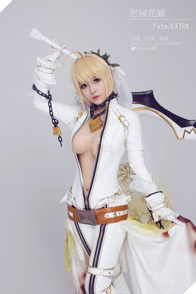 Cosplay nàng Saber "ngực khủng" khiến fan hâm mộ không khỏi chao đảo