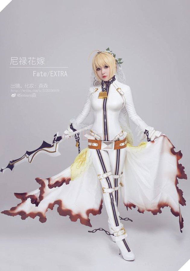 Cosplay nàng Saber "ngực khủng" khiến fan hâm mộ không khỏi chao đảo