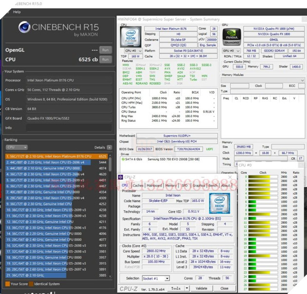 Lộ diện benchmark của 3 CPU Xeon mới của Intel 3
